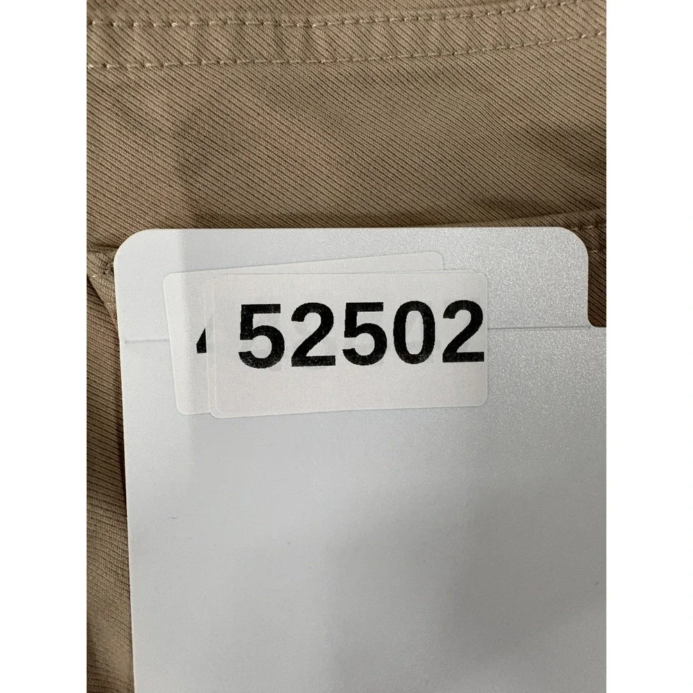 Banana Republic Traveler Pants Mens 33x32 Beige Slim Fit Stretch Khaki 5-Pocket